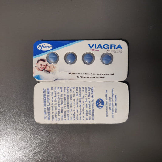 V!agra Pfizer Film Coated Sildenafil Tablets - 100mg