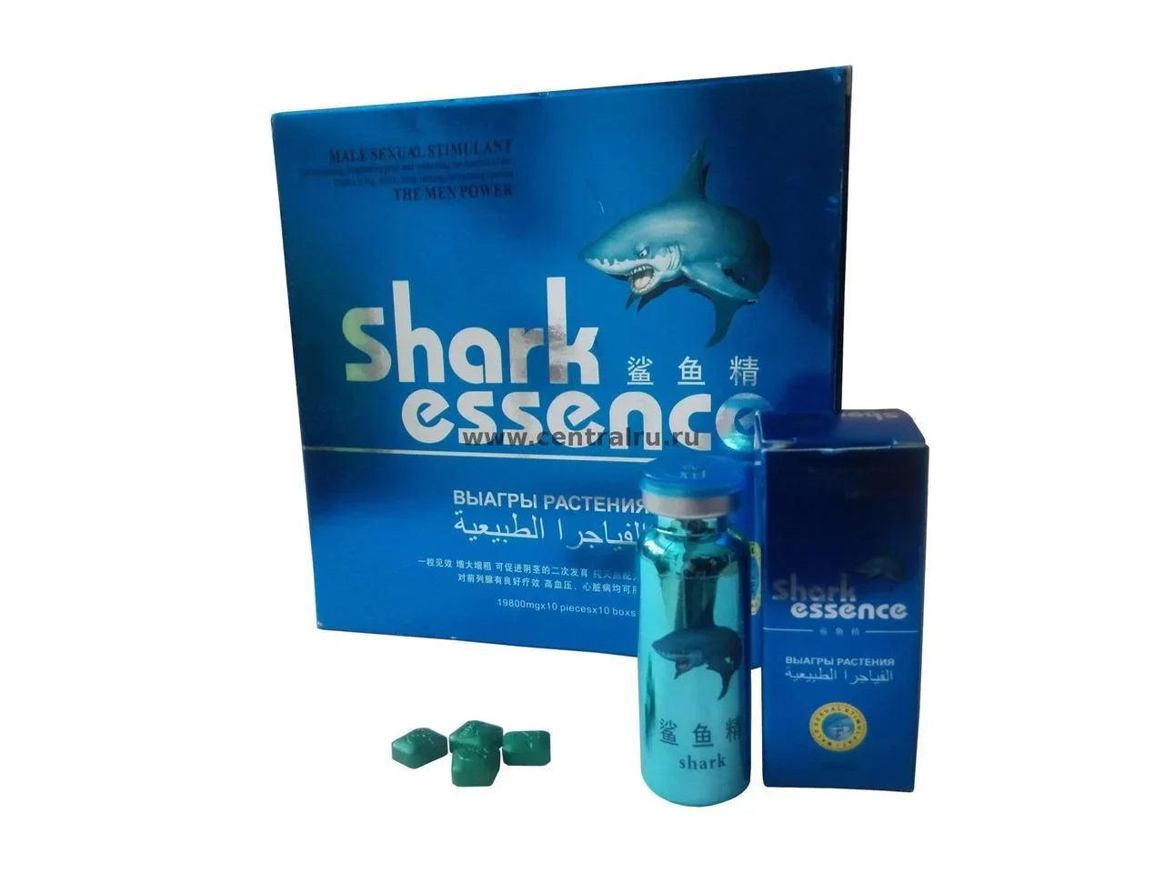 Shark Essence (Viagra Shark) dietary supplement for potency (10 tablets)