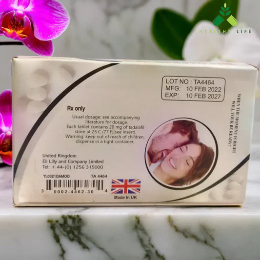 C!alis Silver 20mg 6 Tablet Book (Made In UK)