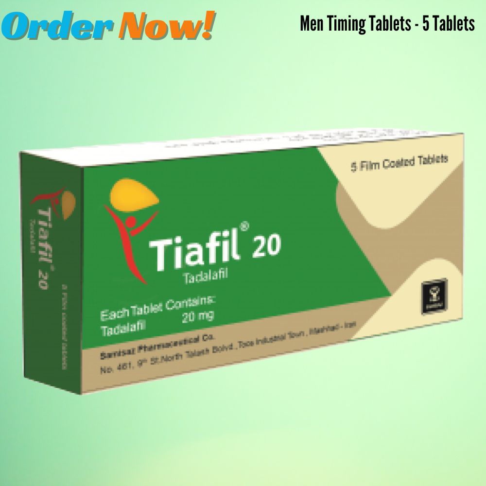 Tiafil 20mg - Made in Iran ( 10 Tablet )