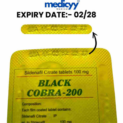 Black Cobra 200Mg (20 Tablet)