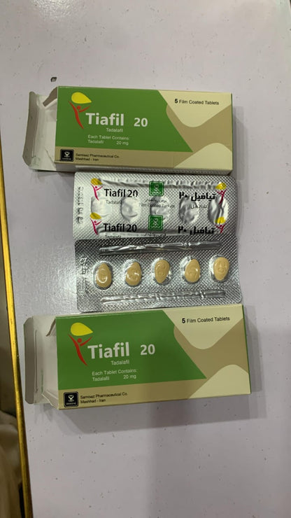 Tiafil 20mg - Made in Iran ( 10 Tablet )