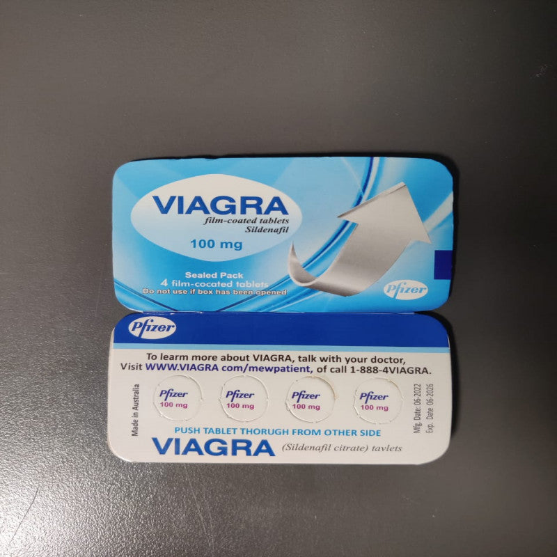 V!agra Pfizer Film Coated Sildenafil Tablets - 100mg