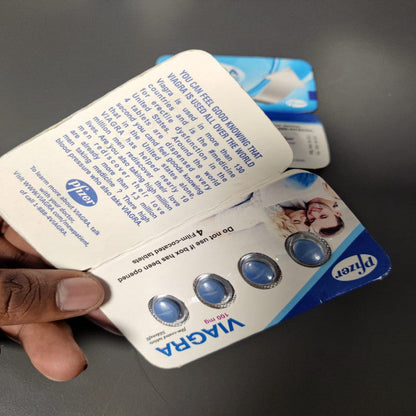 V!agra Pfizer Film Coated Sildenafil Tablets - 100mg