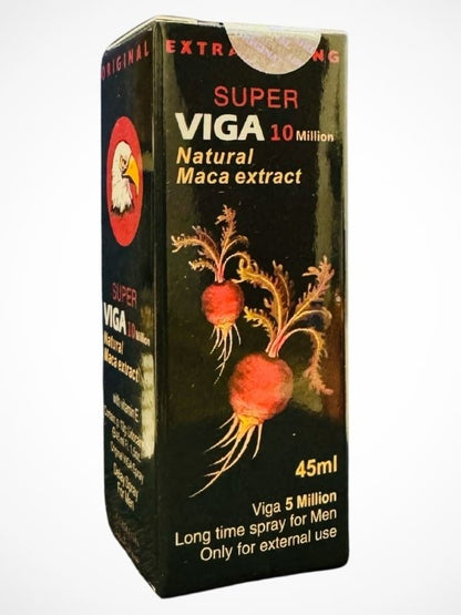 Super Viga 10 Million Delay Spray - Natural Maca Extract